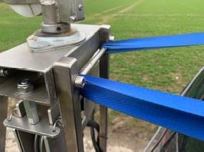 Fig. 6 Strap attachment at the tower strut